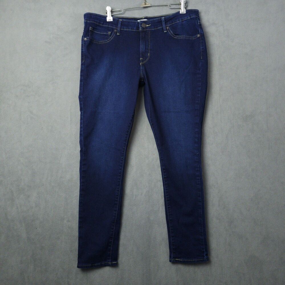 Levi's 711 Skinny Women's Jeans Dark Wash Size 32